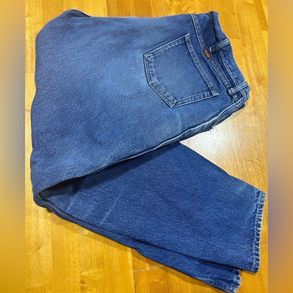 Rustler 42x30 mens jeans blue good condition